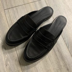 Jenni Kayne Black Leather Loafers